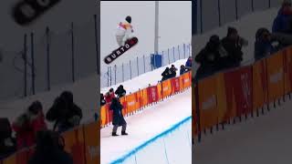 Shaun White&#39;s epic 2018 gold medal run. #shorts #teamusa #olympics #snowboarding