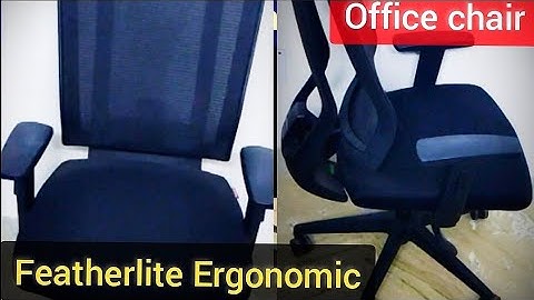Featherlite  Ergonomic  Office Chair || Assembling and it