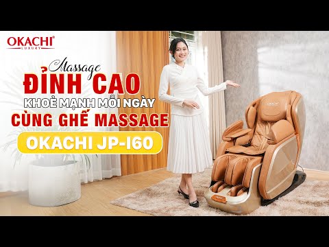 Ghế massage toàn thân OKACHI JP-i60 Plus ( Vàng Gold)