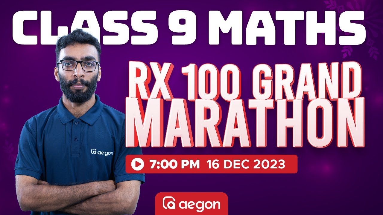 RX 100 BUMPER MARATHON CLASS 9 MATHS YouTube rx-100-bumper-marathon-class-9-maths-youtube