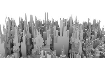 Space City 3D Model * CGTrader * SciFi