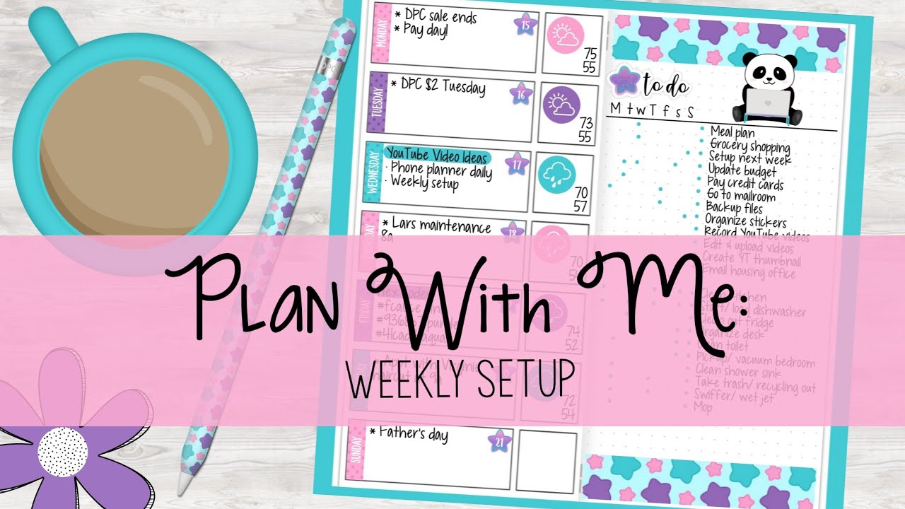 Digital Plan With Me: Weekly Setup | Xodo Digital Planning - YouTube