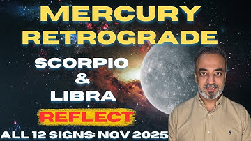 Mercury Retrograde in Scorpio & Libra for all Ascendants 10 Nov till 29 Nov 2025
