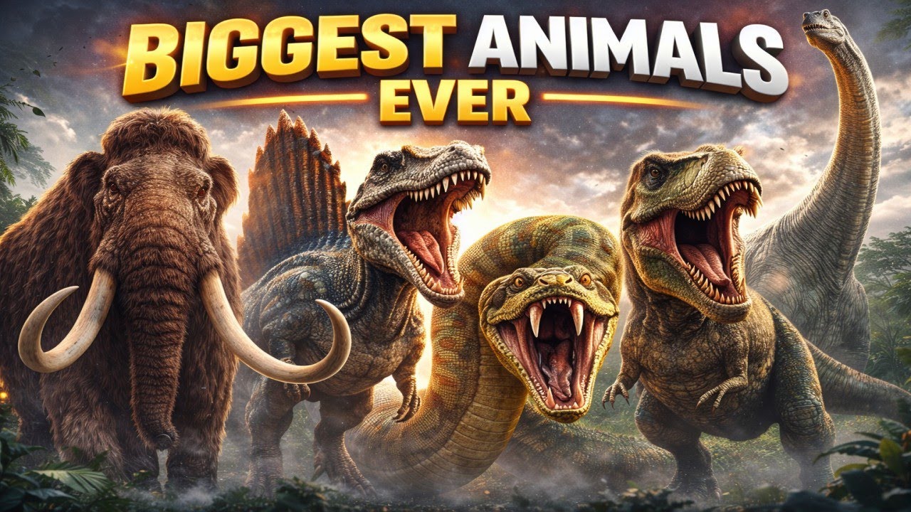 Biggest Animals in Earth’s History | 3D Size Comparison