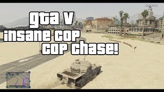 GTA V - Insane 5 Star Cop Chase! Xbox One or Ps4?