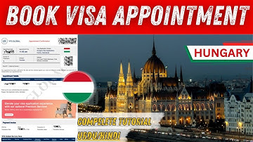 How to book Schengen Visa Appointment online through VFS Global | Hungary Appointment 2025 | Guide