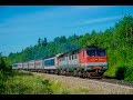 ТГ16-052 с поездом №001 "Сахалин" Ю-Сахалинск - Ноглики. Перегон Альба - Ныш. 20.07.2016
