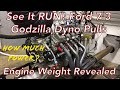 7.3L Godzilla Ford V8 WOT Dyno Pulls Hear It Roar! How Much Power? Engine Weight Revealed Part 5