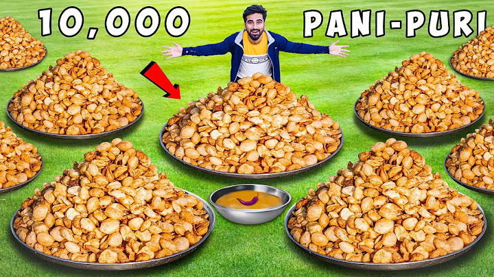 We Made 10,000 Pani Puri At Once - पानी पुरी का ठेला लगाओ और लाखों कमाओ 🤑