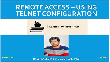 CISCO Networking Part - 2  Remote Access ROUTER & SWITCH   TELNET Configuration CISCO Packet Tracer