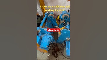 Pa lăng NIPPON 2.8 tấn đẹp như mới . 95% . Bãi Nhật . HP 0902091018