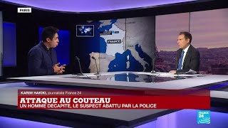 Attaque au couteau près de Paris : un homme décapité, le suspect abattu par la police