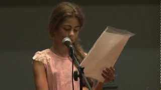 an 11 year old girl thanks gary yourofsky