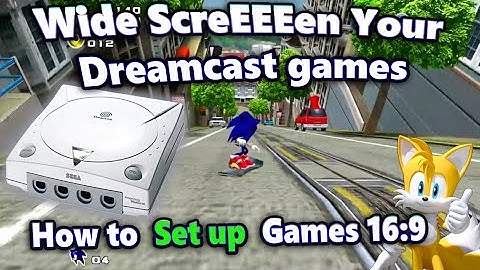 How to Set your Dreamcast games Full Widescreen