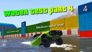 GTA V Best vehicle to cross water | Water Resistance test part 4