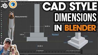 CAD Style Dimensions...IN BLENDER?