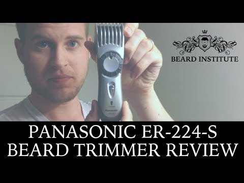 Panasonic ER224S Beard Trimmer Review w/ Actual Demonstration