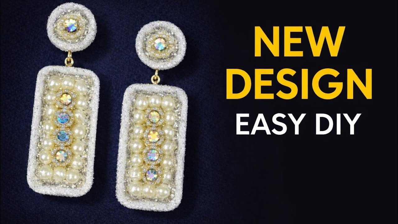 How to make earrings /foamsheet earrings 