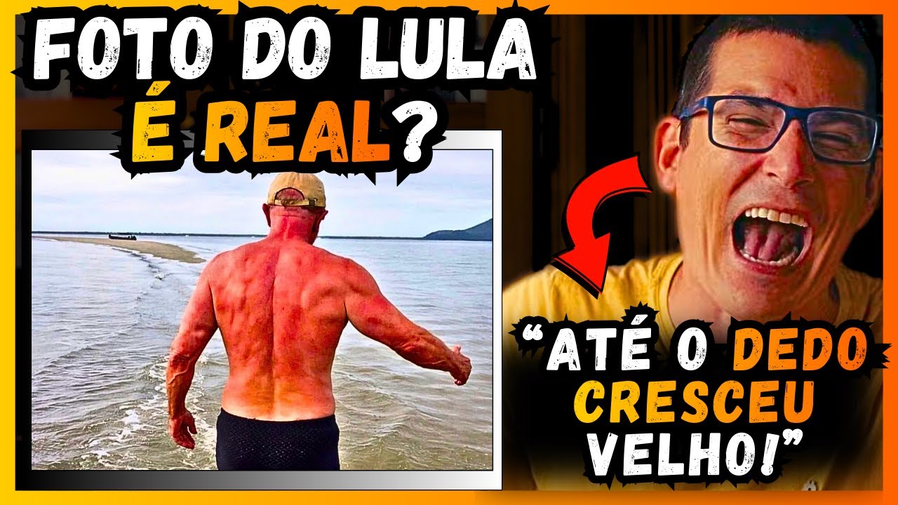 Trezoitão ZARALHANDO FOTO FALSA do Lula na praia KKKKKKKKKKKKK