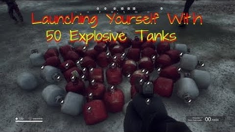 Generation Zero - Launching Yourself With 50 Explosive Tanks