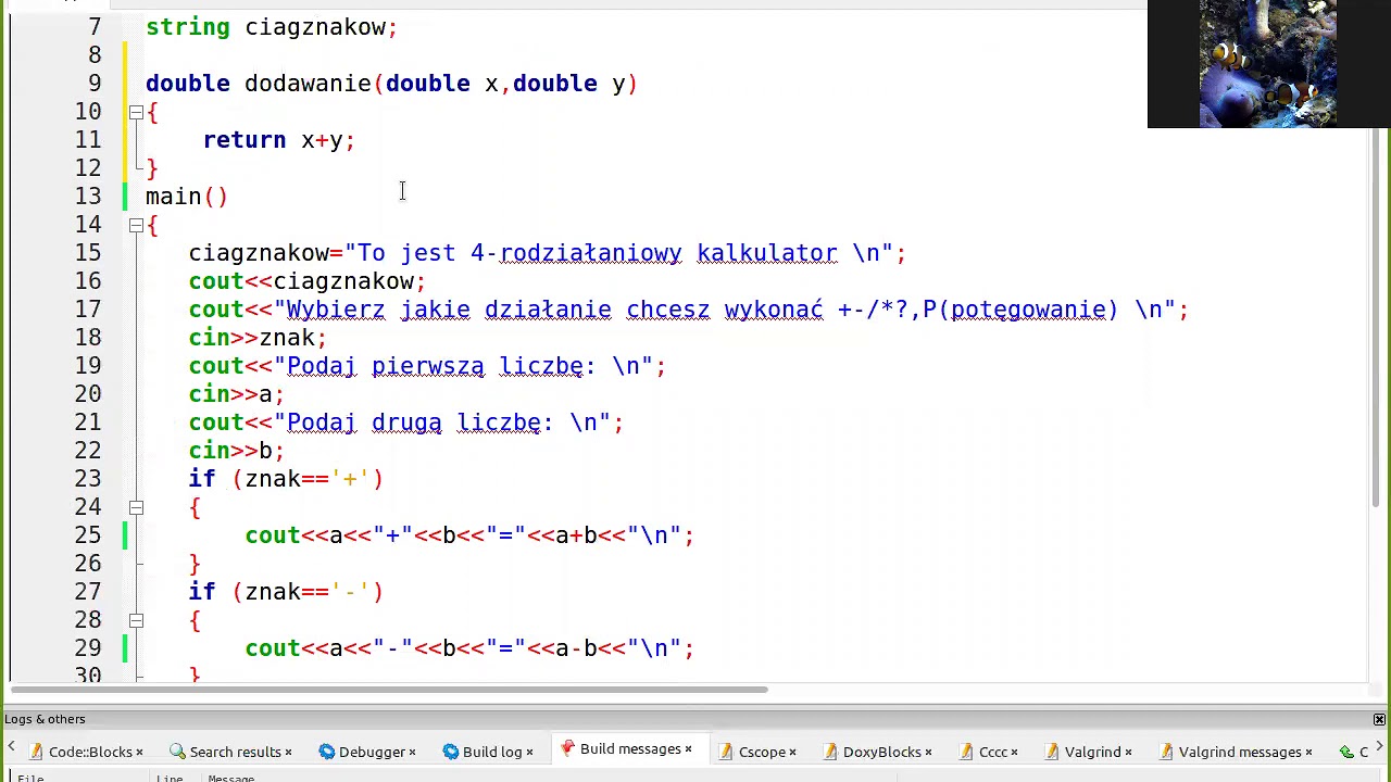Funkcje w C++ - YouTube