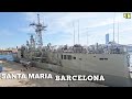 Fragata Santa María Desembarca en Barcelona 2025 Fuerza de la Armada de España 4K