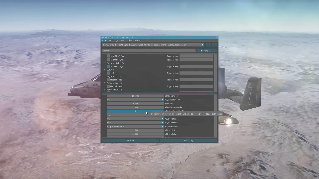 best settings for reshade for sims 4