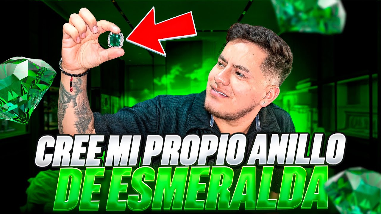 ¿Cuánto cuesta hacer tu propio anillo con esmeralda en Colombia?(De YouTuber a joyero por un día 💎)