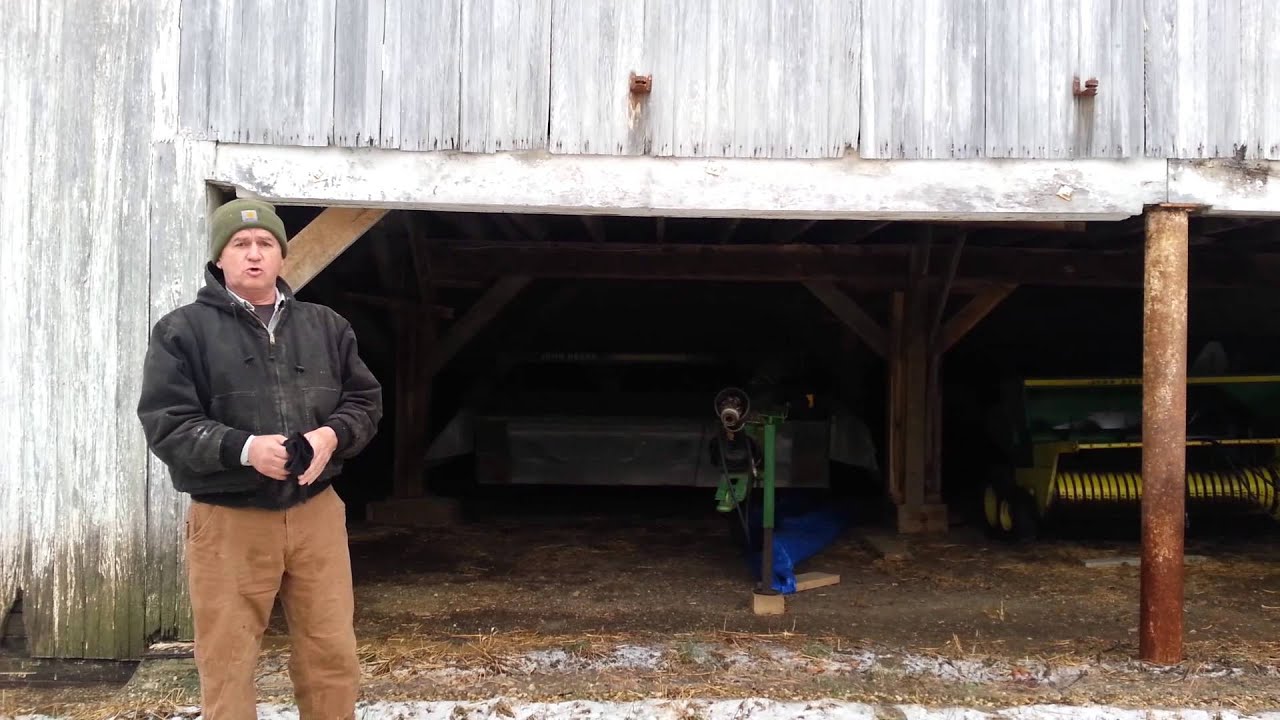Old Barn repairs Carroll Ohio Fairfield County YouTube