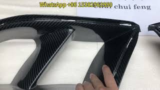 Dry carbon fiber front bumper air vent for BMW G80 G82#carbonfiberparts #bmwclub #frontairvent