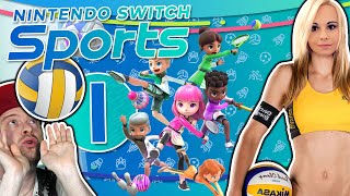 NINTENDO SWITCH SPORTS 🏐 #1: Volleyball | Solo &amp; Multiplayer