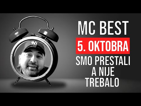 MC Best: 5. oktobra smo prestali, a nije trebalo