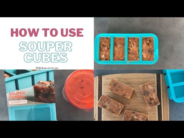 Souper Cubes 2-Cup Silicone Freezer Tray - Freeze Soup, Stew