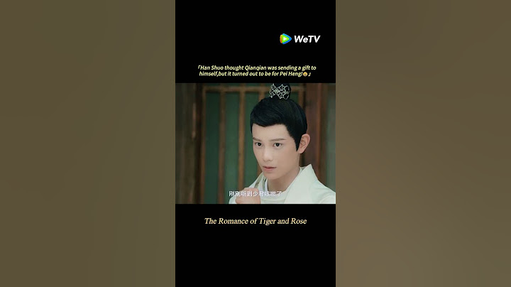Han Shuo thought she gave a gift for him, but...😂#theromanceoftigerandrose#传闻中的陈芊芊#zhaolusi#dingyuxi