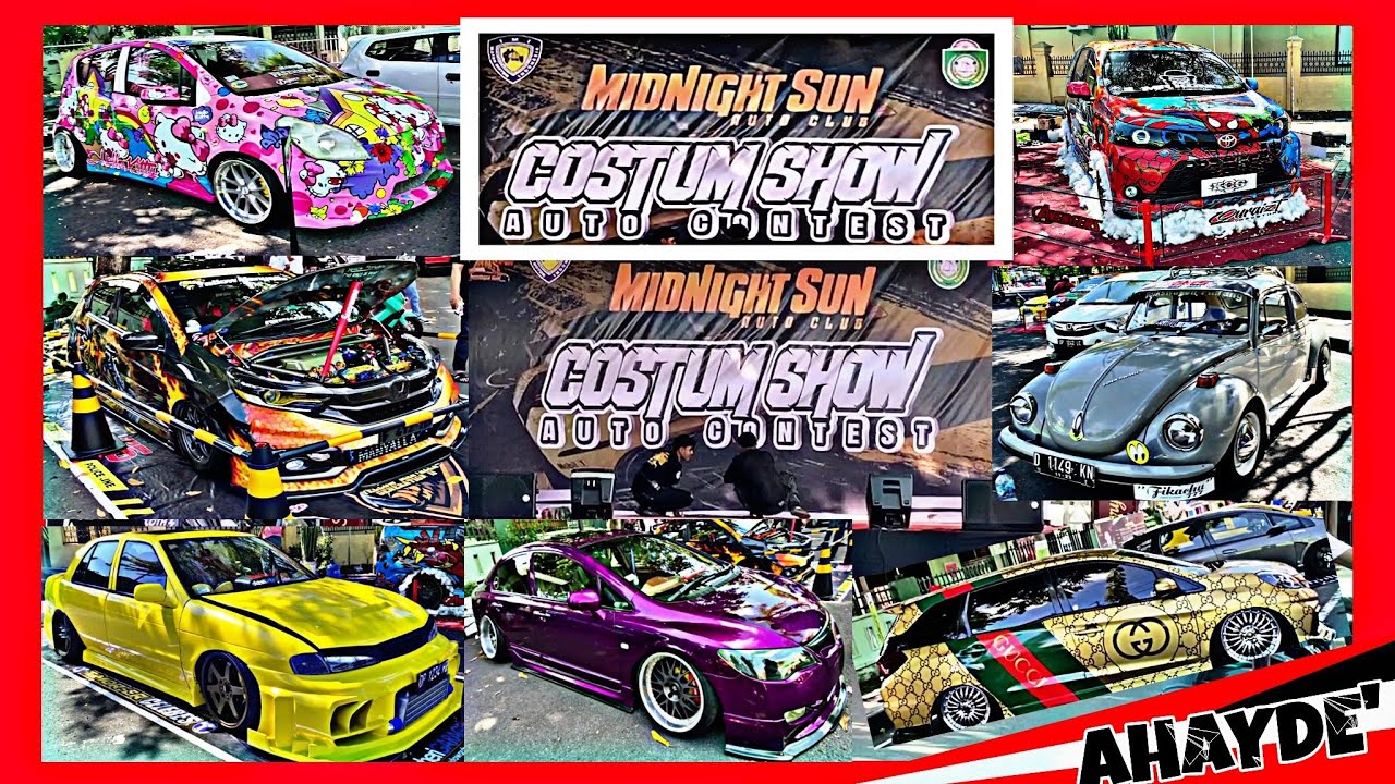 PULUHAN MOBIL DENGAN MODIFIKASI FANTASTIS DI PAREPARE, KONTES MOBIL 26/11/22 PART 1