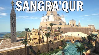 Building Across the River in Sangra'Qur :: Minecraft Desert City