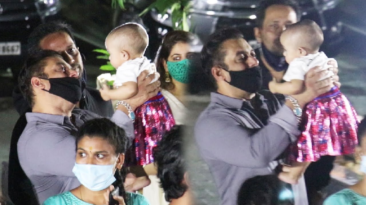 Salman Khan Cute Dance With Nephew Ahil Sharma & Ayat | Ganpati Visarjan 2020 | Arpita Khan Ganpati