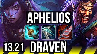 APHELIOS & Lulu vs DRAVEN & Milio (ADC) | 1.9M mastery, 11/2/5, 700  games | KR Diamond | 13.21