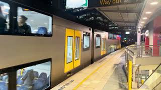Sydney Trains A Set A48 arrives at Parramatta for the 19:27 Schofields Service