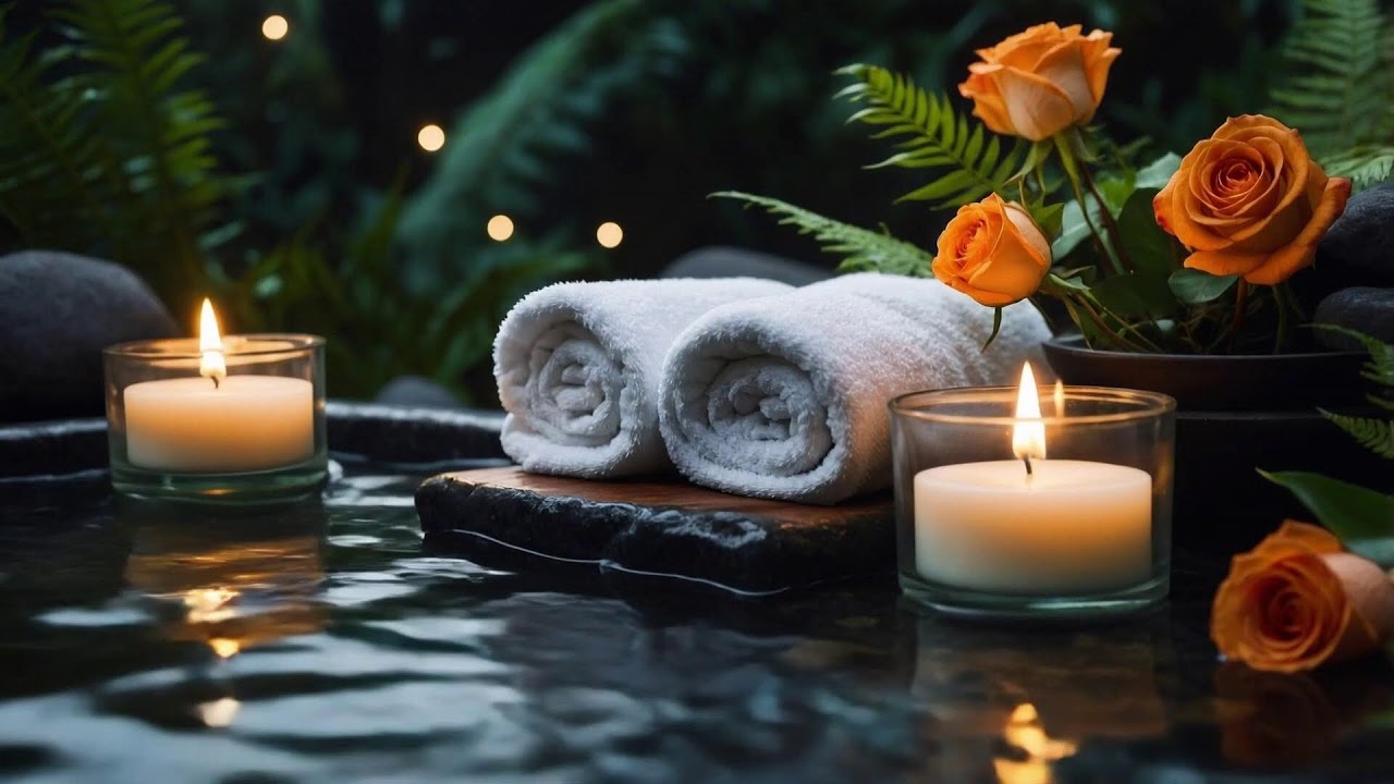 Relaxing Spa Music 🌺 Calm Your Mind Instantly, Release Stress, Insomnia Healing Piano Music 12