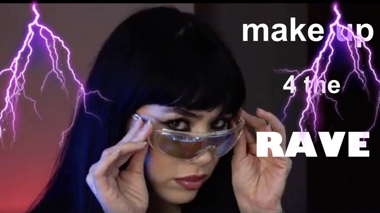 make up para ir al RAVE - YouTube