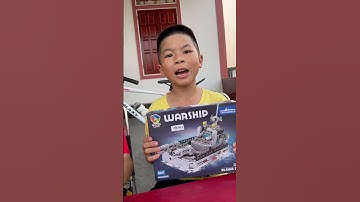 Thử Thách Lắp Ráp Lego Tàu chiến và Máy bay - Tippi TV  #tippitv