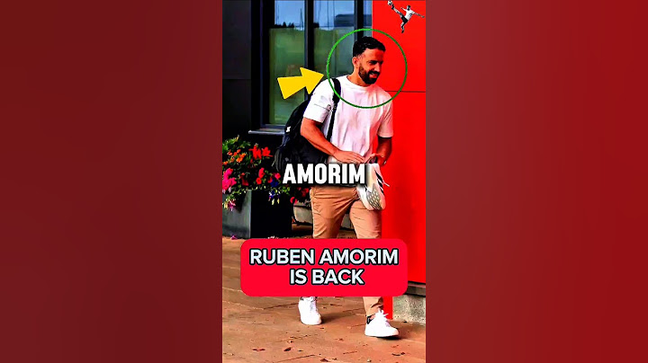 Ruben Amorim is back #manchesterunited
