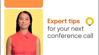 (Template/Example) 5 Conference Call Tips