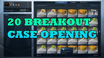CS:GO CASE OPENING - (20x Operation Breakout Weapon Case)