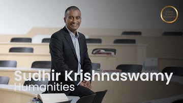 Sudhir Krishnaswamy – Infosys Prize Laureate 2022 – Humanities