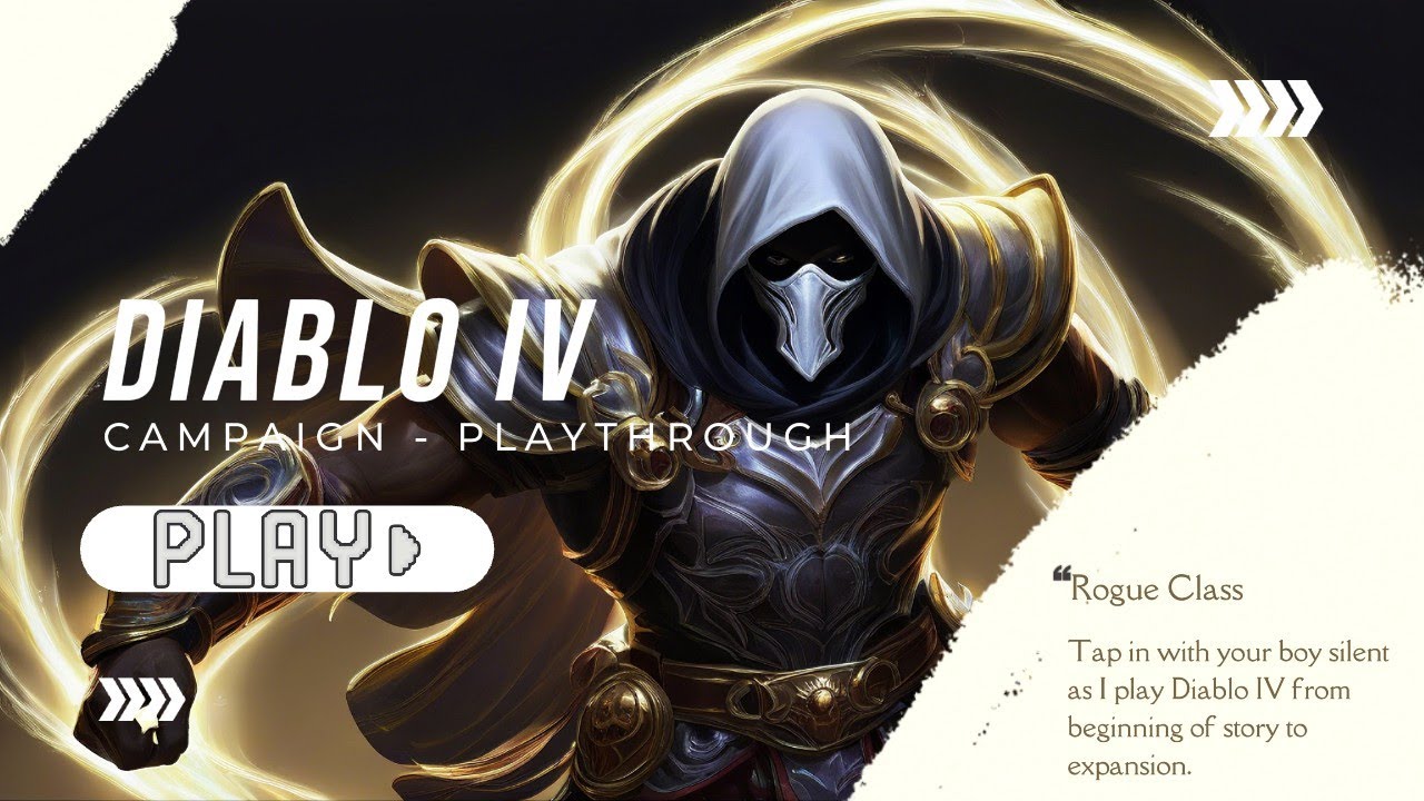Diablo IV - Rogue Class Playthrough. (Part I) - YouTube