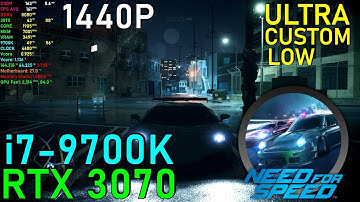 Need for Speed 2015 RTX 3070 & 9700K - Max Settings 1440P