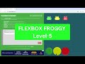 Flexbox Froggy Level 5 | Learn CSS Flexbox Step by Step
