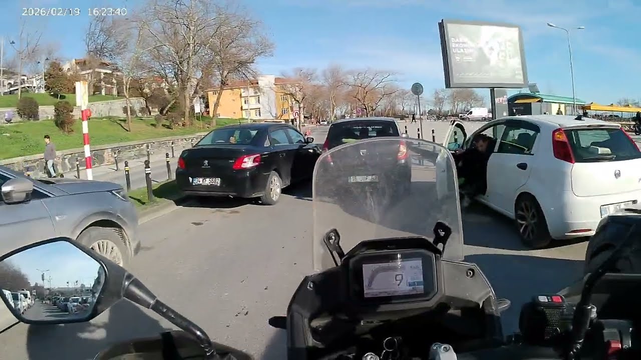 Avcılar Küçükçekmece motosiklet ile sahil #transalp750 